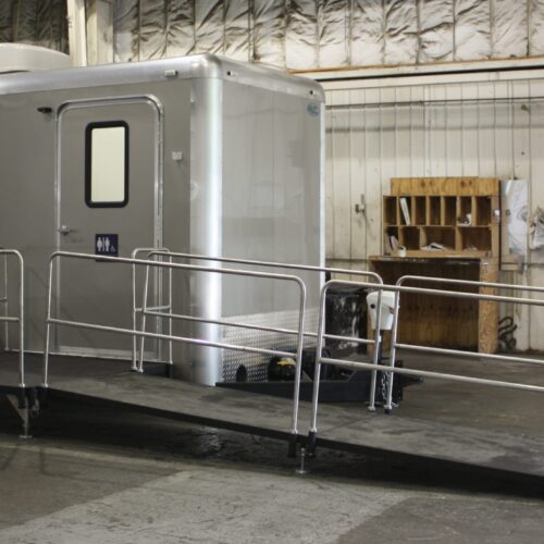 Easy Access ADA Compliant Bathroom Trailer