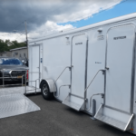 portable restroom trailer