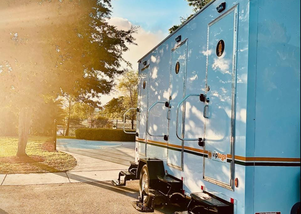 VIP restroom trailer