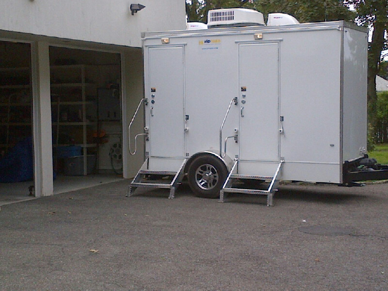 portable restroom trailer