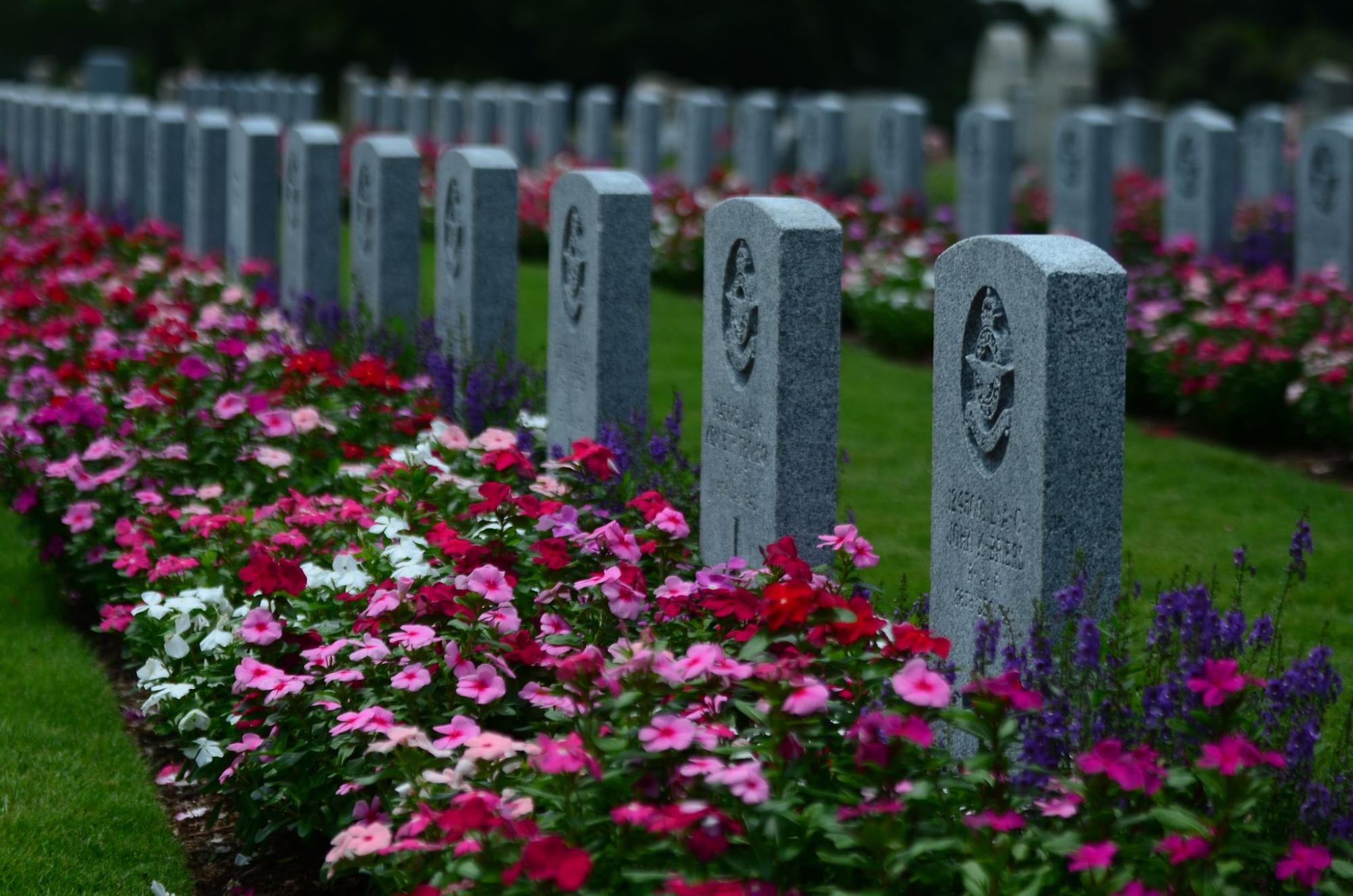 cemetery for funeral burial service